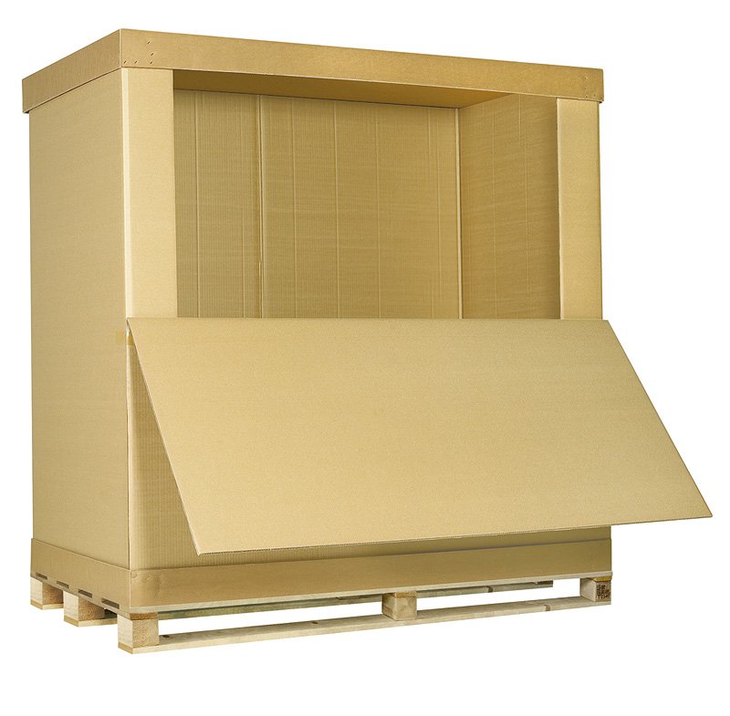 Conteneur pour export en carton avec palette – Modèle 580